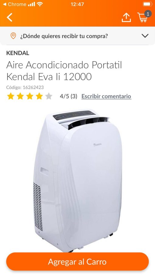 Aire Acondicionado Portátil