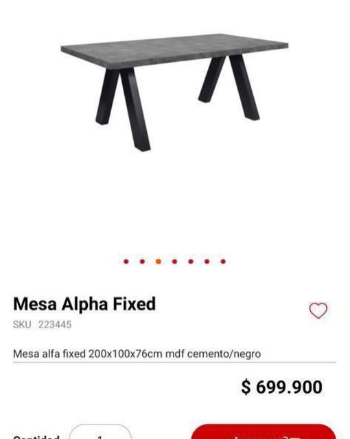 Mesa Comedor Sur Diseño