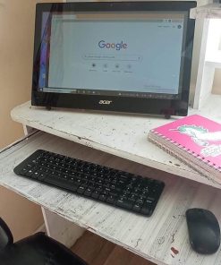 Monitor + escritorio + silla