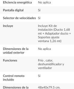 Aire Acondicionado Portátil 