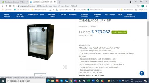 Visicooler Congelador