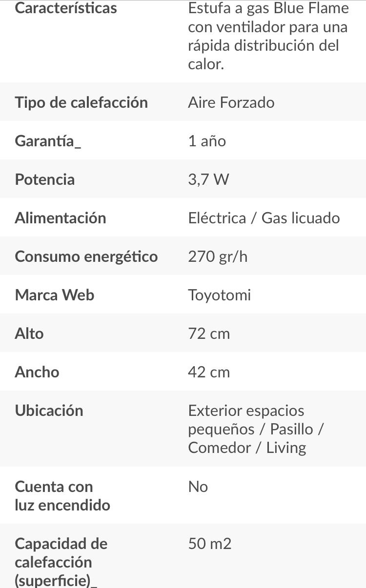 Estufa A parafina - Matuttera